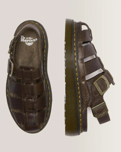 Wrenlie Grizzly Leather Fisherman Sandals