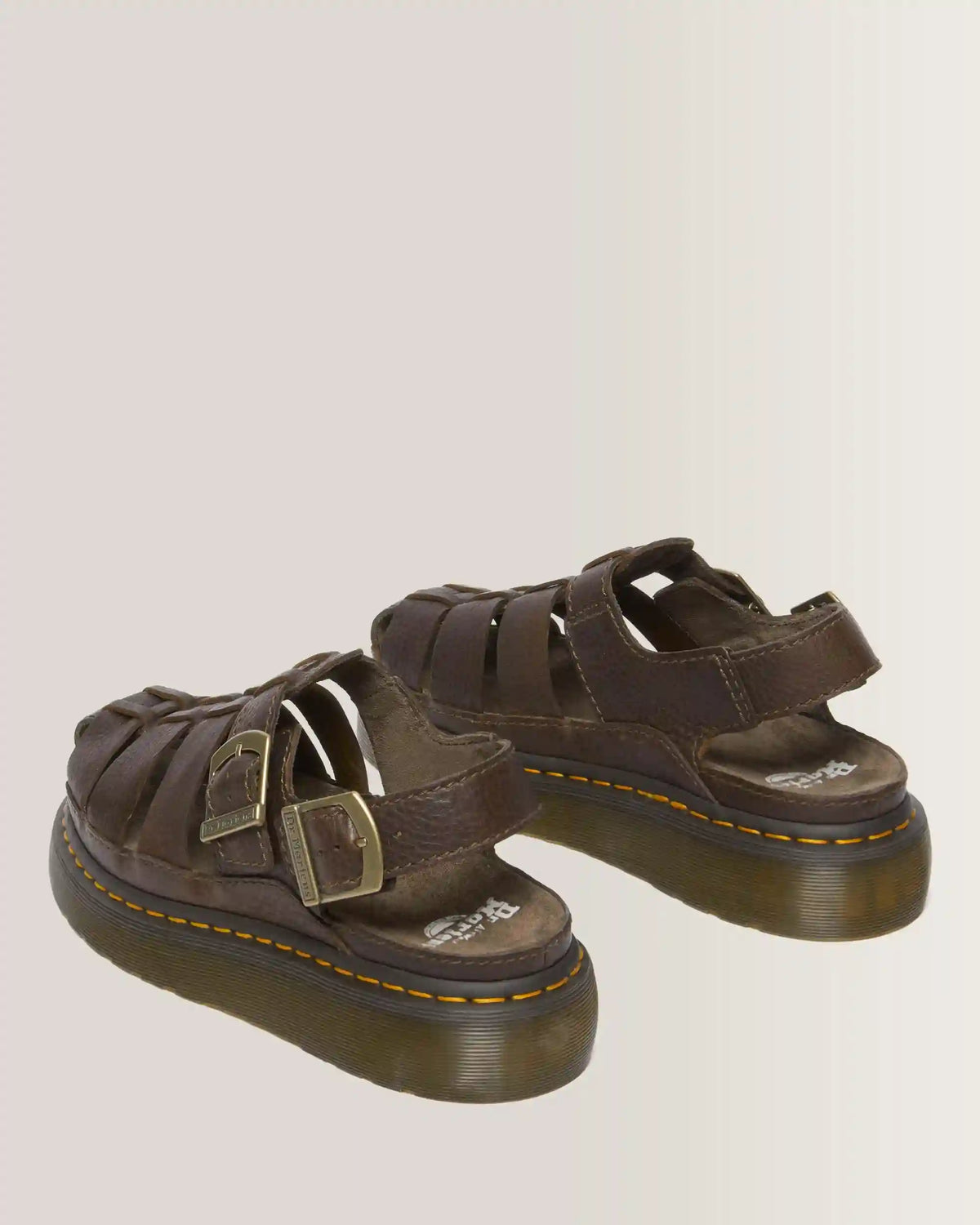 Wrenlie Grizzly Leather Fisherman Sandals