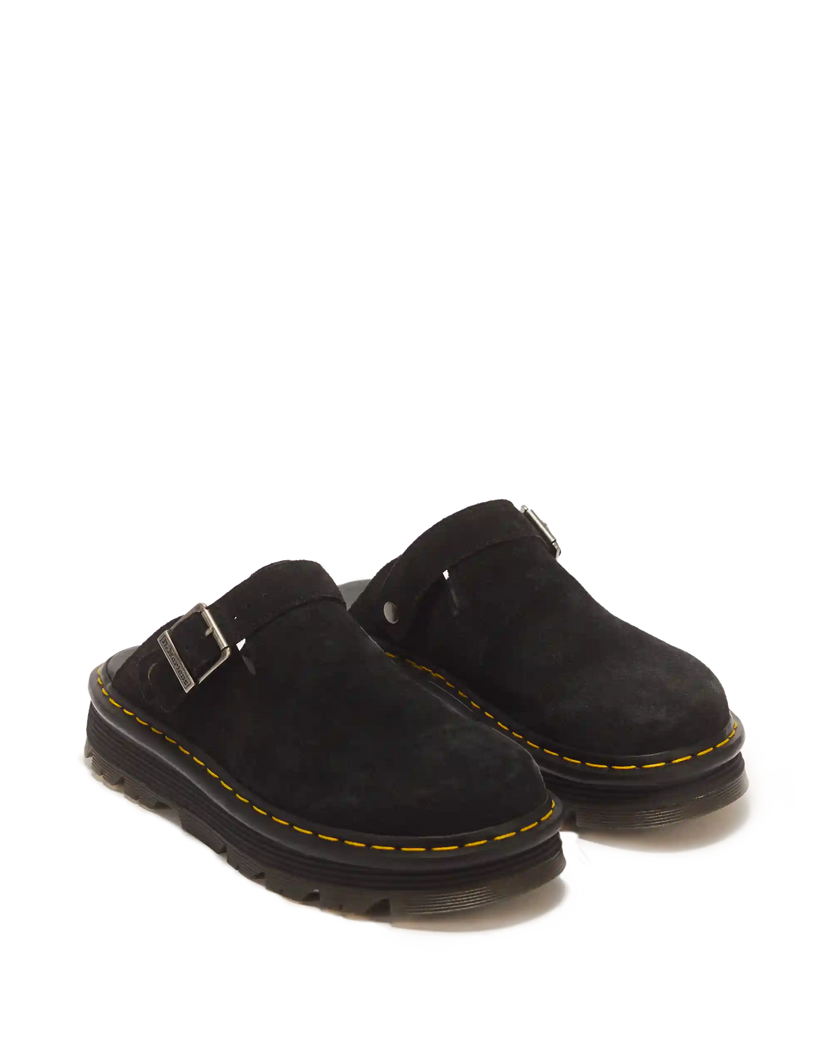 Zebzag Suede Casual Slingback Platform Mules