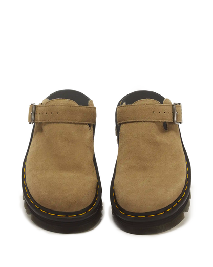 Zebzag Suede Casual Slingback Platform Mules