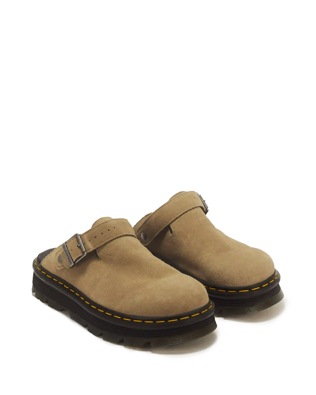 Zebzag Suede Casual Slingback Platform Mules