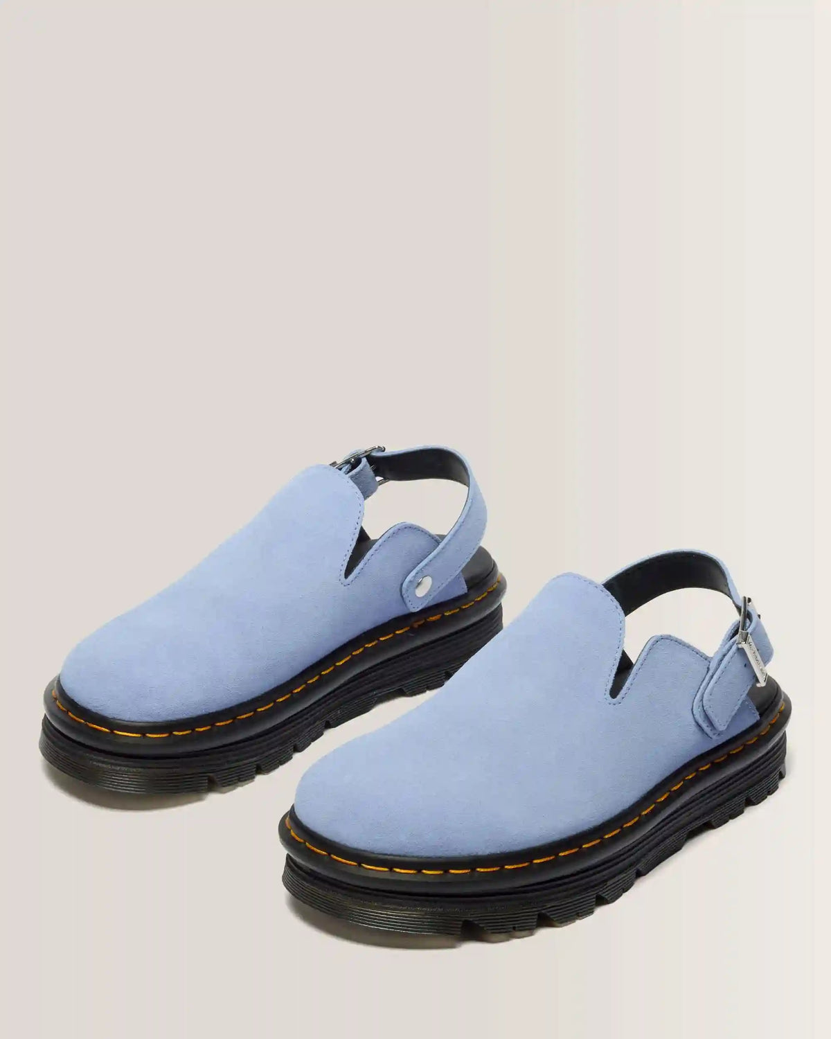 Zebzag Suede Casual Slingback Platform Mules