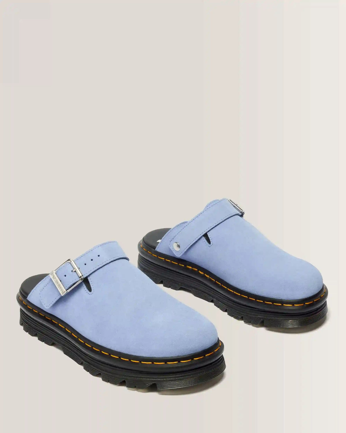 Zebzag Suede Casual Slingback Platform Mules
