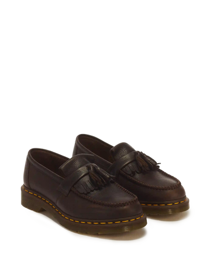 Adrian Yellow Stitch Ambassador Leather Loafers
