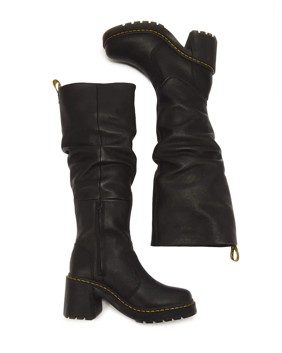 Kasey Virginia Leather Tall Heeled Boots