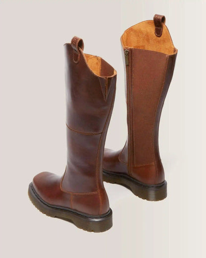 Amaayah Knee High Leather Boots
