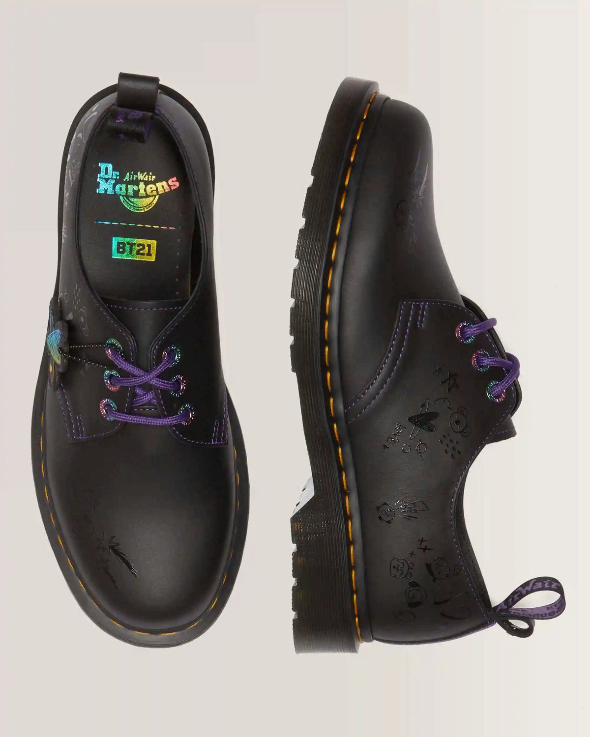 1461 BT21 Leather Oxford Shoes