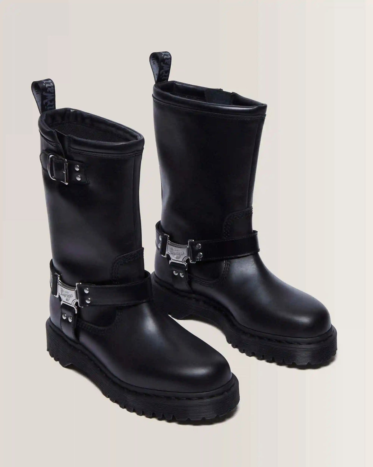 Anistone Hi Leather Biker Boots