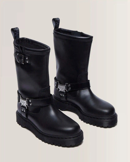 Anistone Hi Leather Biker Boots
