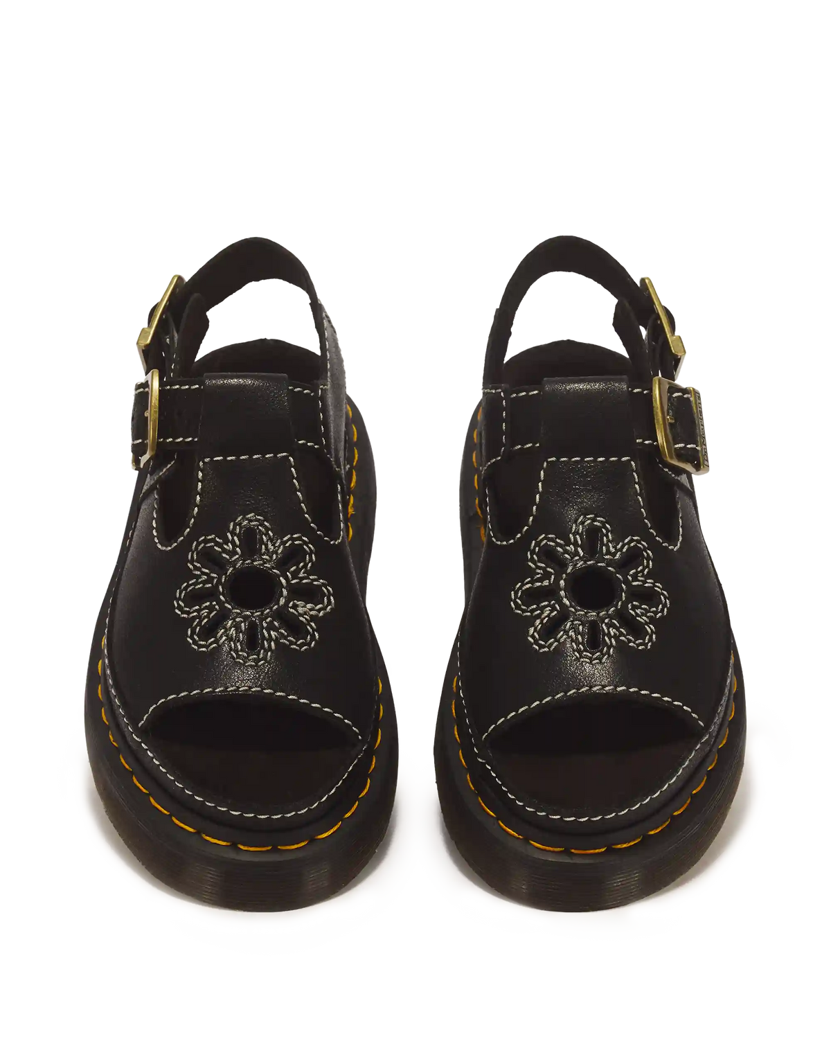 Dunnet Flower Full Grain Leather Sandals