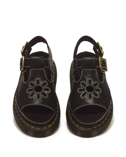 Dunnet Flower Full Grain Leather Sandals