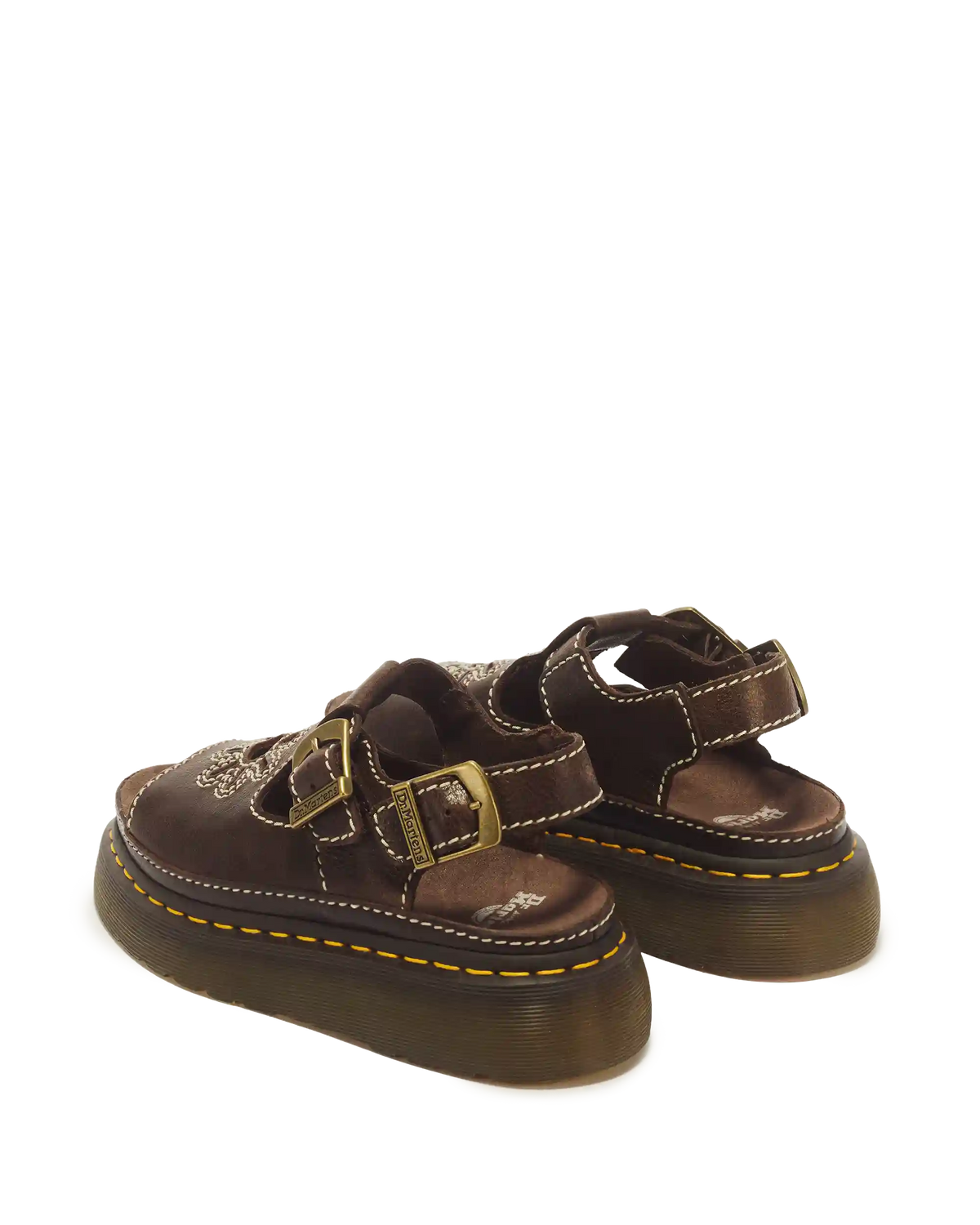 Dunnet Flower Full Grain Leather Sandals
