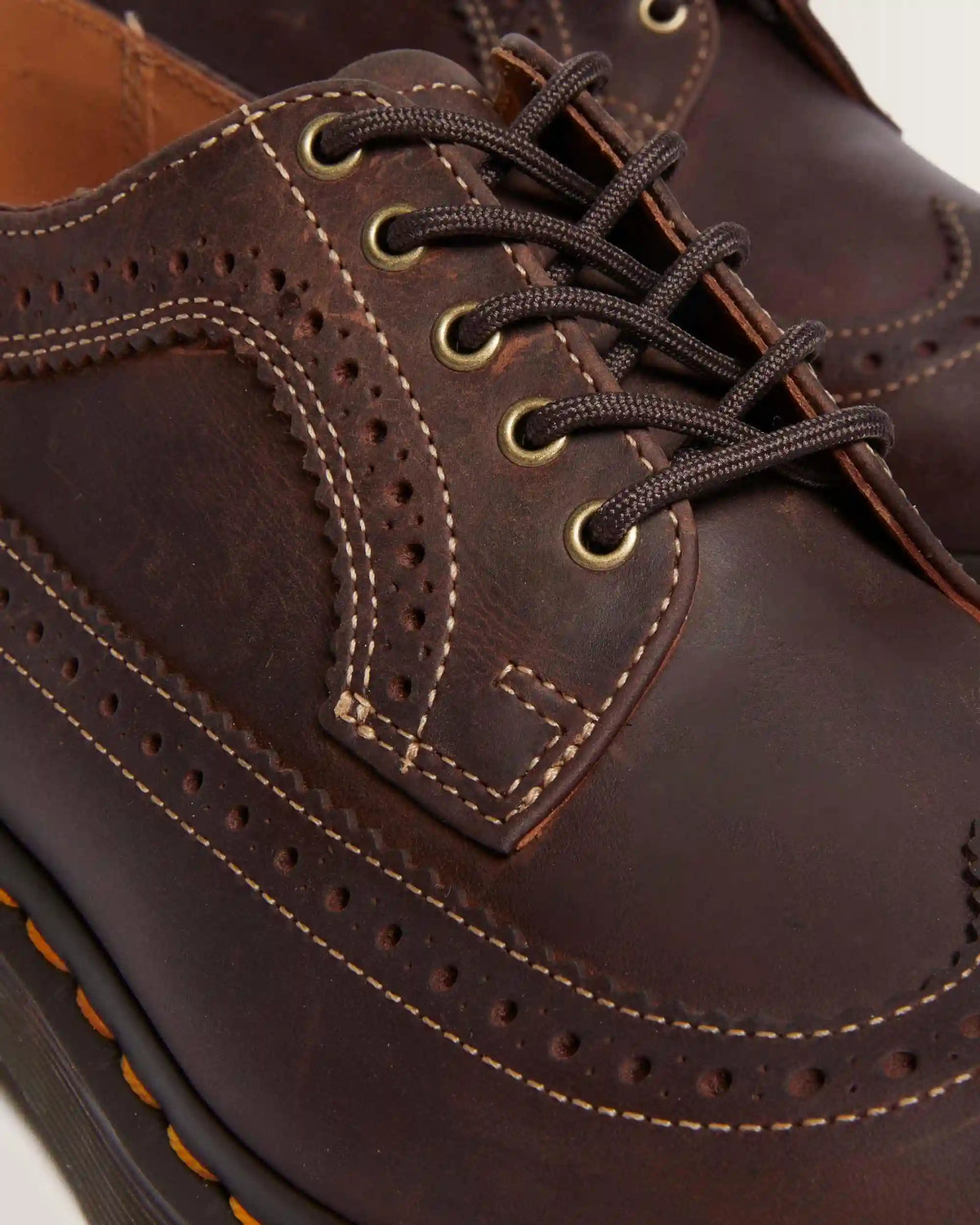 3989 Crazy Horse leather brogue shoes