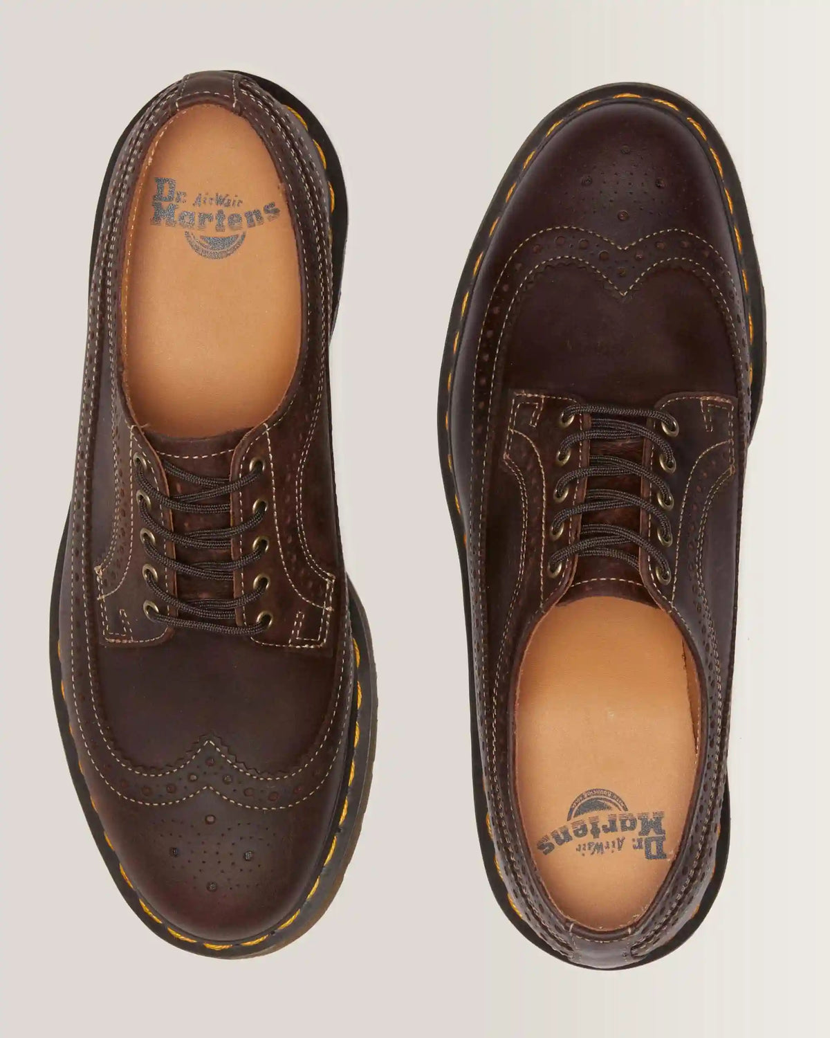 3989 Crazy Horse leather brogue shoes