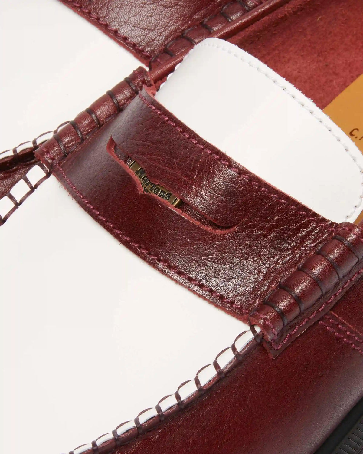 Penton Made In England Two-Tone Leather Loafers