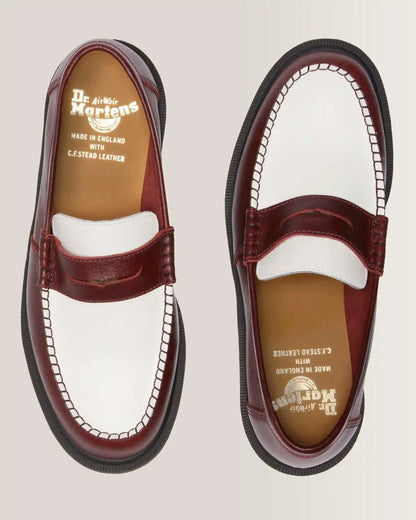 Penton Made In England Two-Tone Leather Loafers