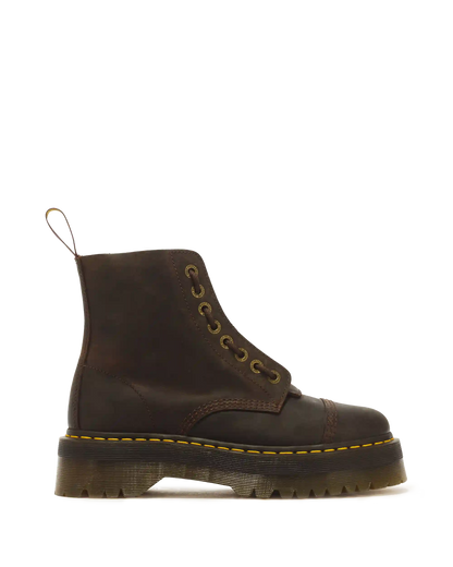 Sinclair Crazy Horse leather platform boots