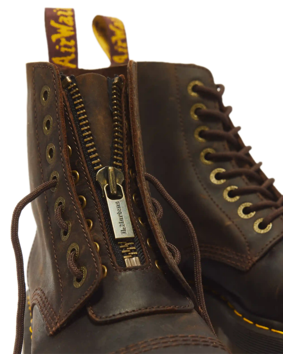 Sinclair Crazy Horse leather platform boots