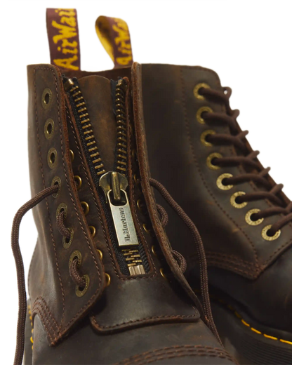 Sinclair Crazy Horse leather platform boots