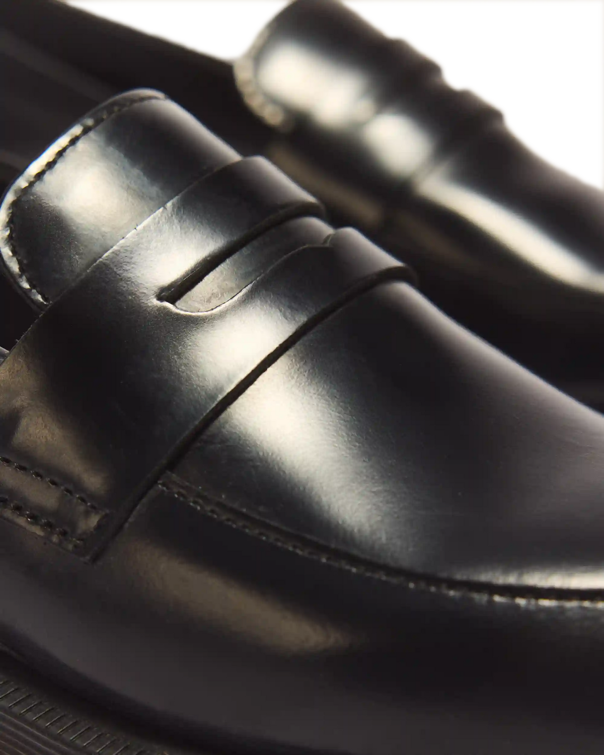 Temara Polished Smooth Leather Loafers