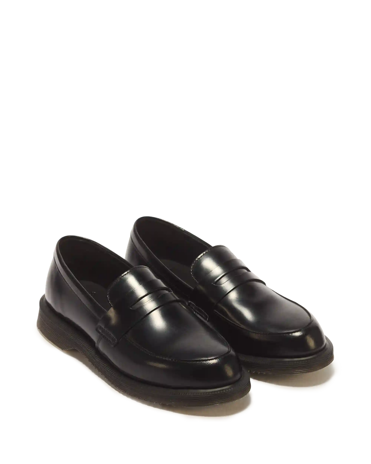 Temara Polished Smooth Leather Loafers