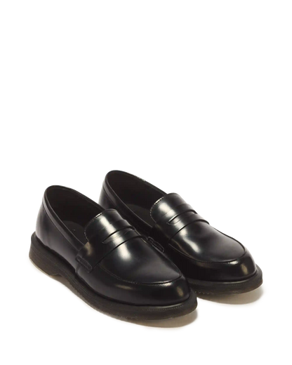 Temara Polished Smooth Leather Loafers