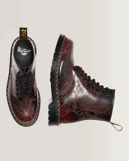 1460 PHOENIX ARCADIA RUB OFF LEATHER BOOTS