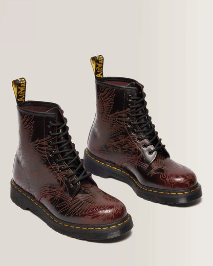 1460 PHOENIX ARCADIA RUB OFF LEATHER BOOTS