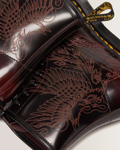 1460 PHOENIX ARCADIA RUB OFF LEATHER BOOTS