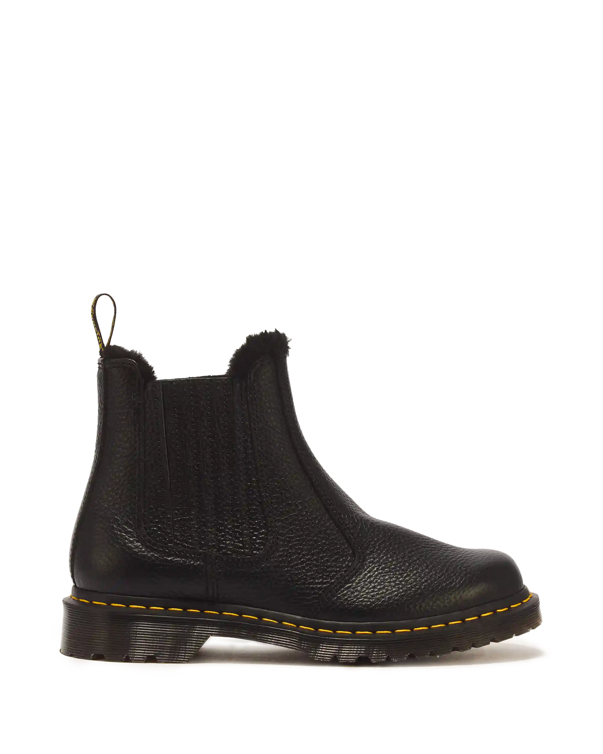 2976 LEONORE II FAUX FUR LINED SOFT LEATHER CHELSEA BOOTS