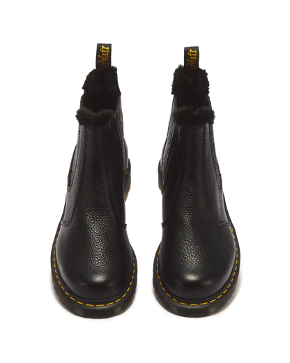 2976 LEONORE II FAUX FUR LINED SOFT LEATHER CHELSEA BOOTS