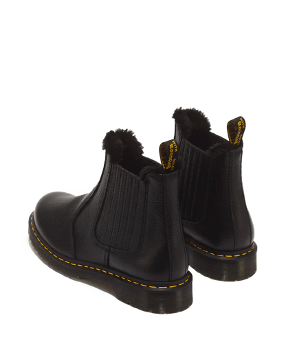 2976 LEONORE II FAUX FUR LINED SOFT LEATHER CHELSEA BOOTS
