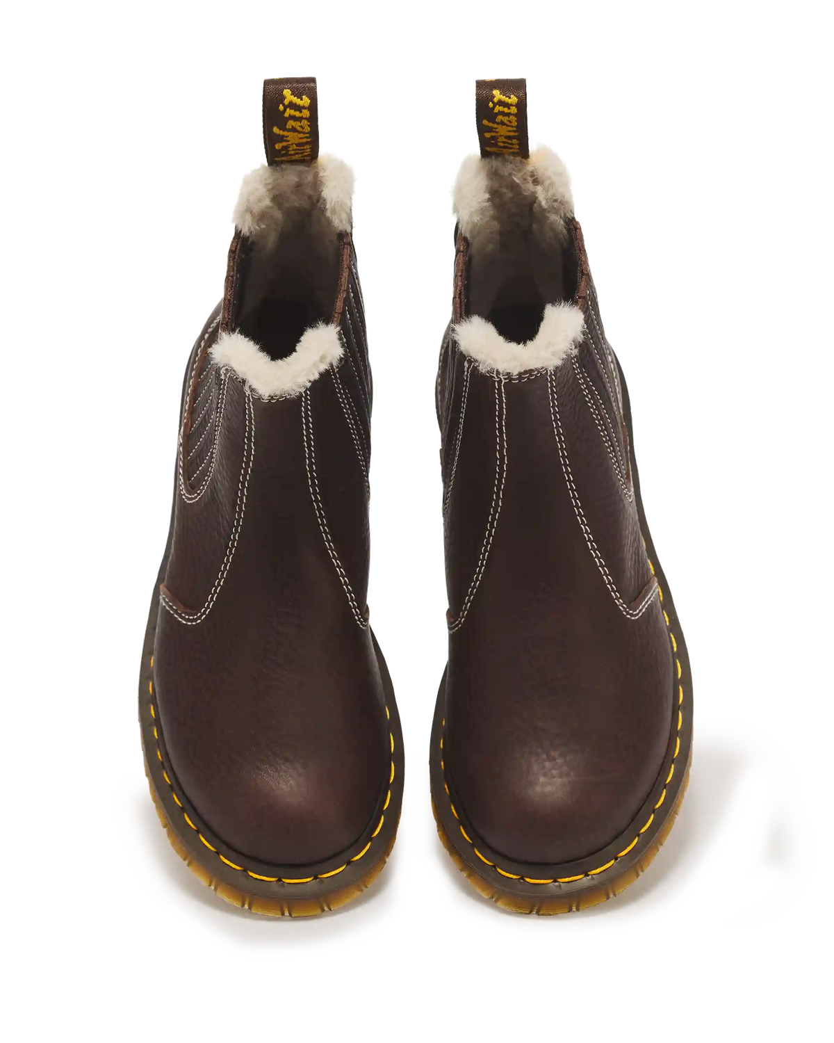 2976 Leonore II Faux Fur Lined Grizzly Leather Chelsea Boots