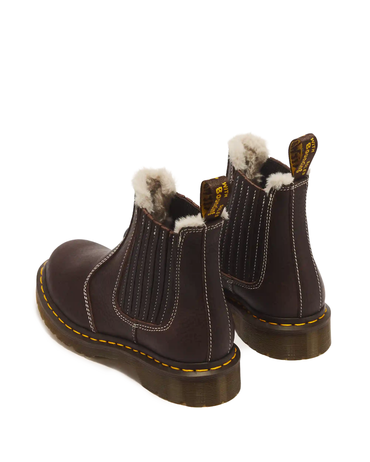 2976 Leonore II Faux Fur Lined Grizzly Leather Chelsea Boots