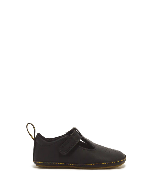 NEWBORN POLLEY PU-COATED LEATHER MARY JANE SHOES