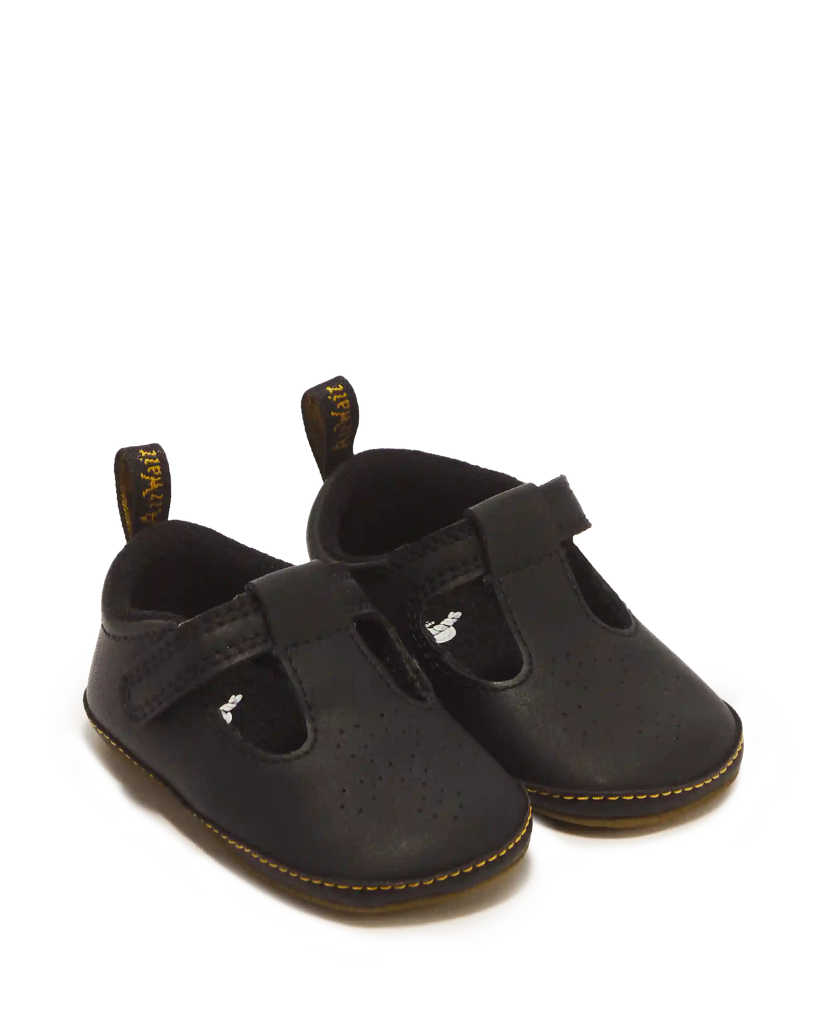 NEWBORN POLLEY PU-COATED LEATHER MARY JANE SHOES
