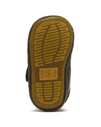 NEWBORN POLLEY PU-COATED LEATHER MARY JANE SHOES