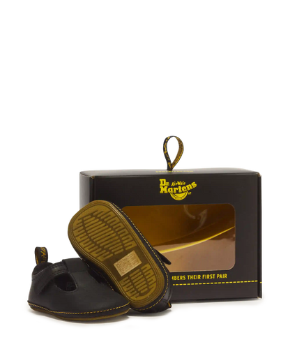 NEWBORN POLLEY PU-COATED LEATHER MARY JANE SHOES