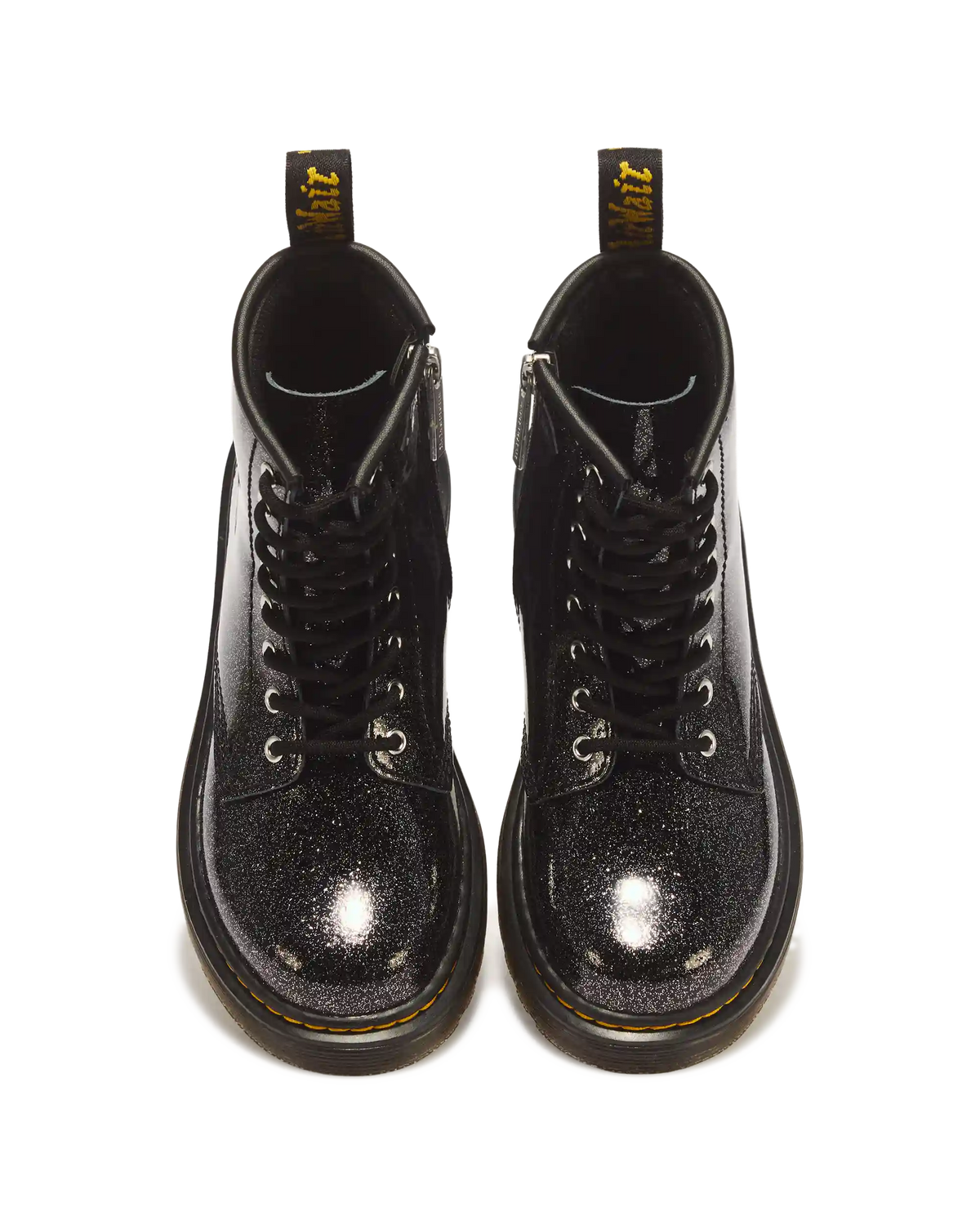 JUNIOR 1460 GLITTER PATENT LEATHER  BOOTS