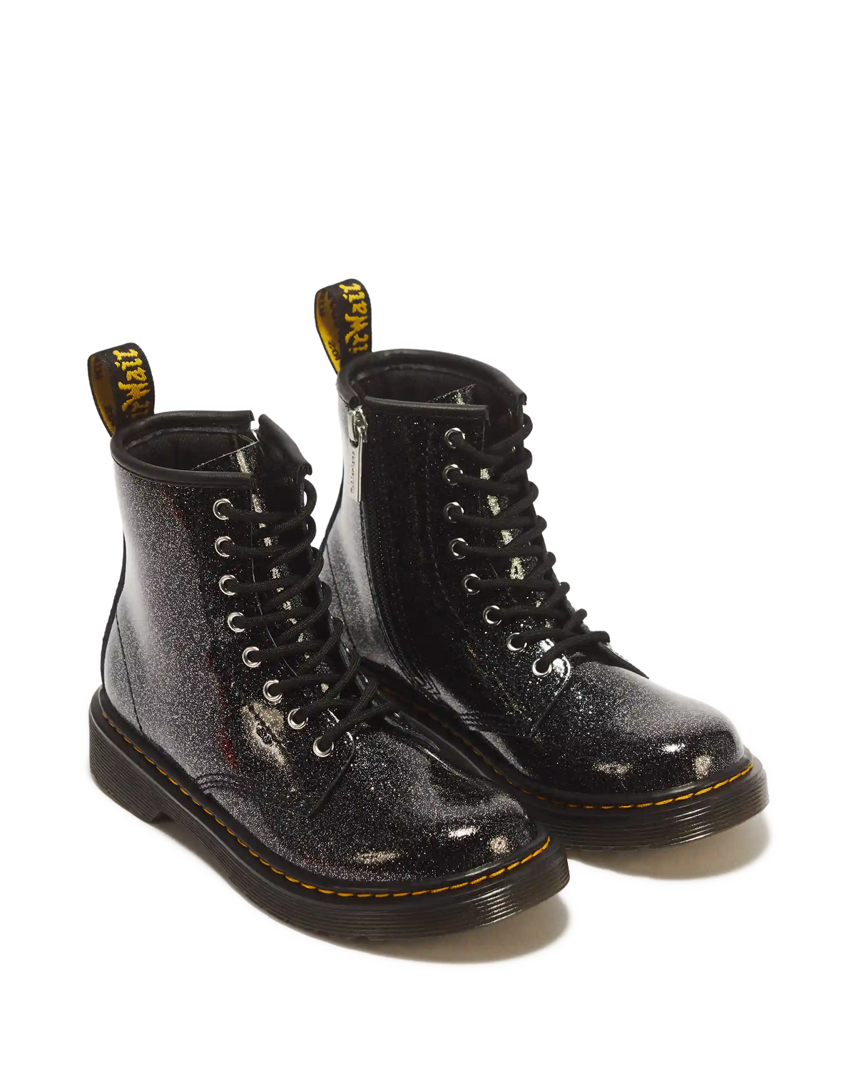 JUNIOR 1460 GLITTER PATENT LEATHER  BOOTS
