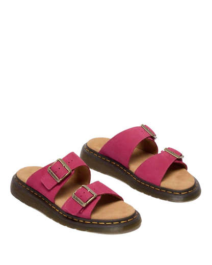 Josef Nubuck Leather Slide Sandals