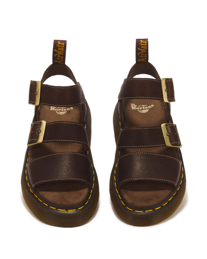 Gryphon Quad Grizzly Leather Sandals