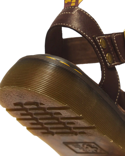 Gryphon Quad Grizzly Leather Sandals