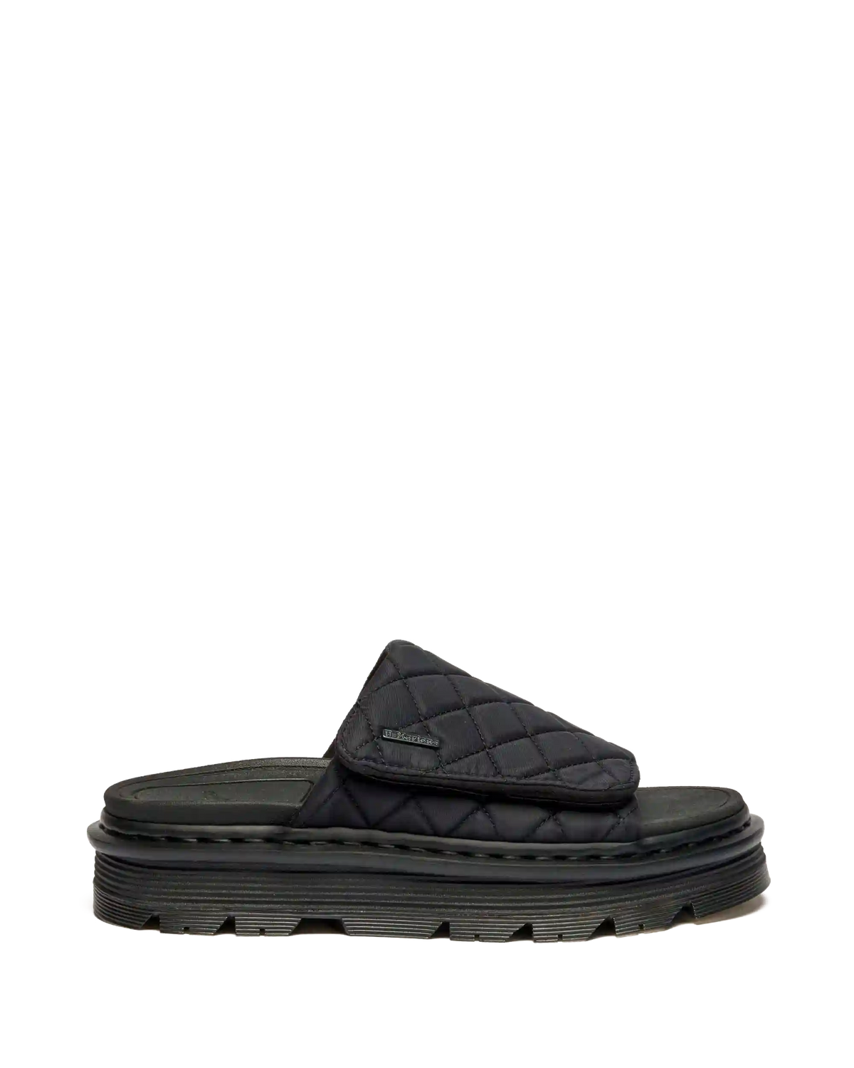 Zebzag Quilted Canvas Platform Slides
