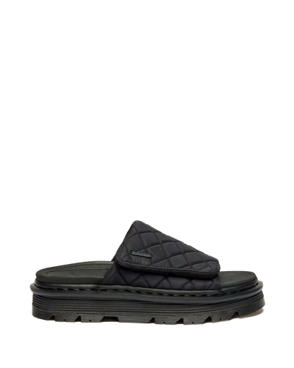 Zebzag Quilted Canvas Platform Slides