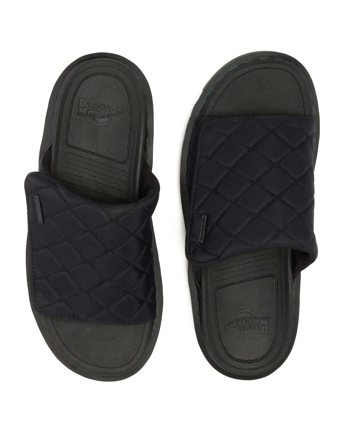 Zebzag Quilted Canvas Platform Slides