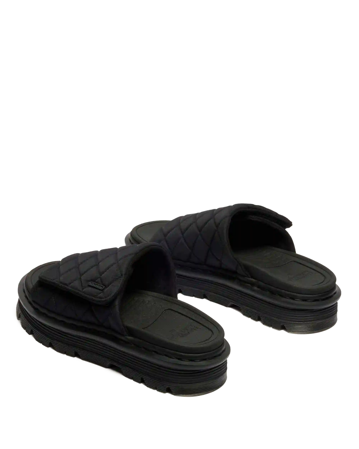Zebzag Quilted Canvas Platform Slides