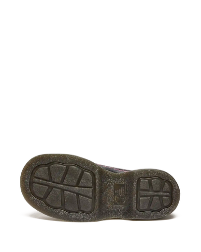 Buzz 5-Eye Distressed Patent Leather Shoes