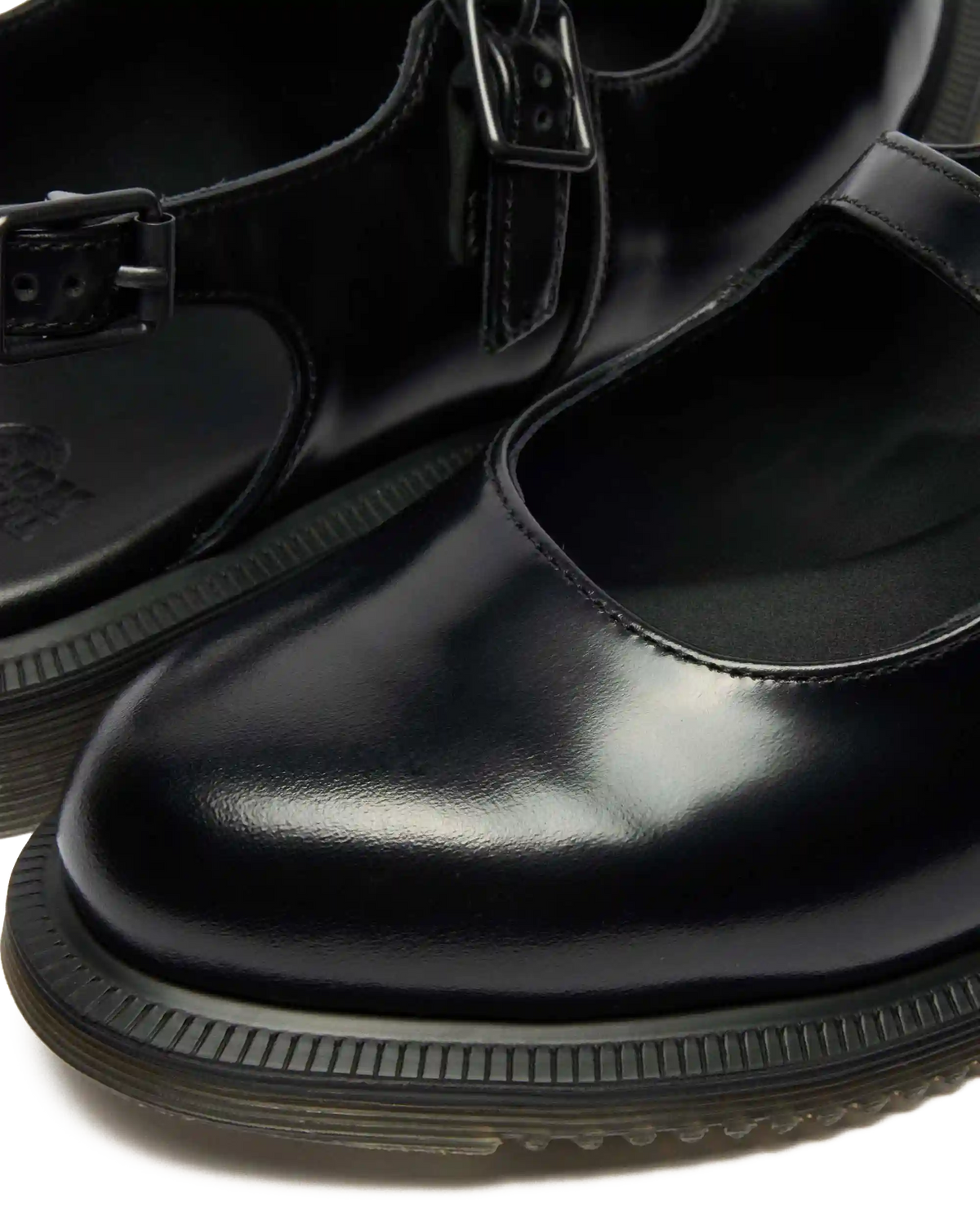 Madaline Mary Jane Smooth Leather Sling Back Shoes