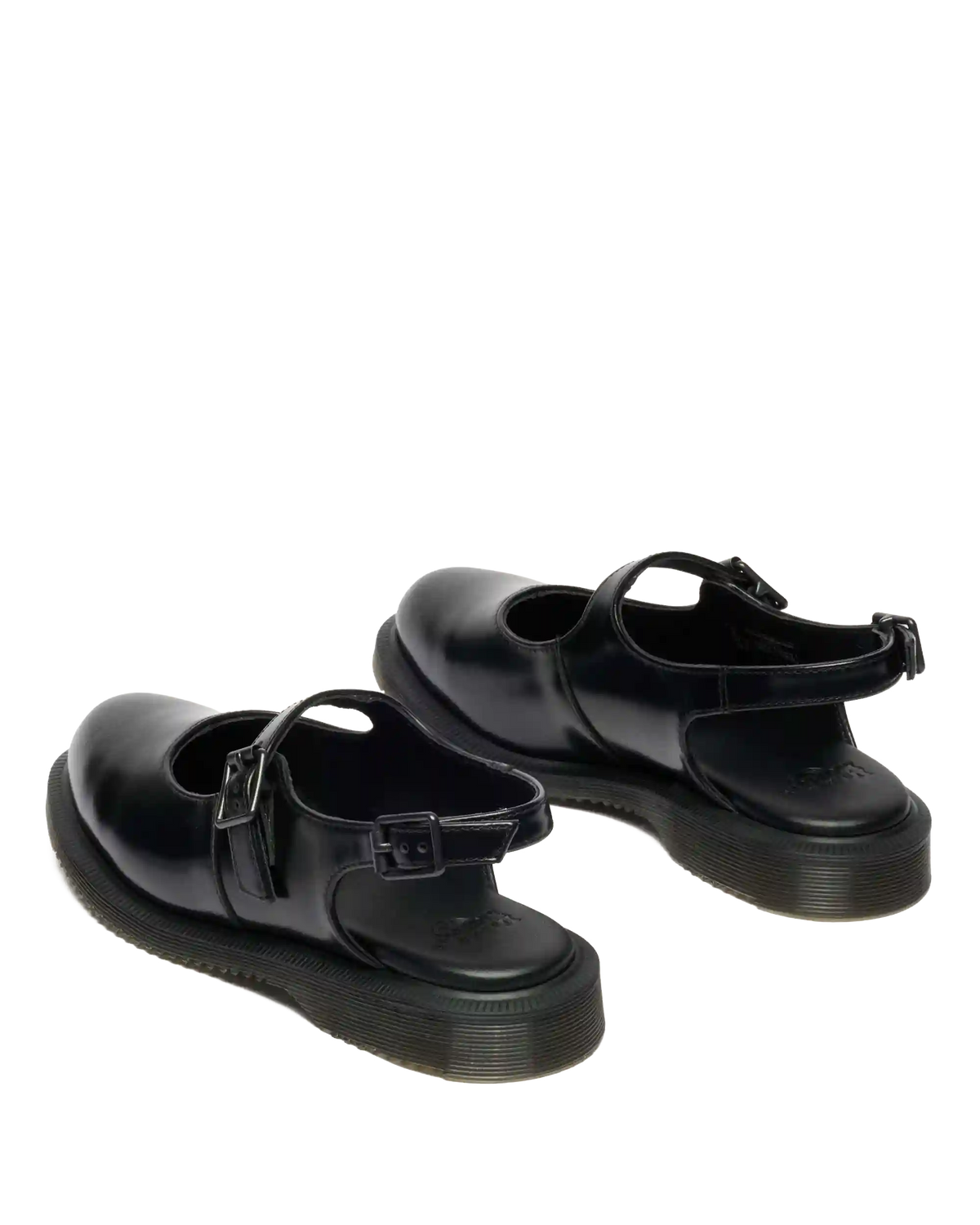 Madaline Mary Jane Smooth Leather Sling Back Shoes